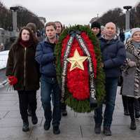 Съемочная группа почтила память жертв блокадного Ленинграда